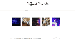 Desktop Screenshot of coffeeandconcerts.com